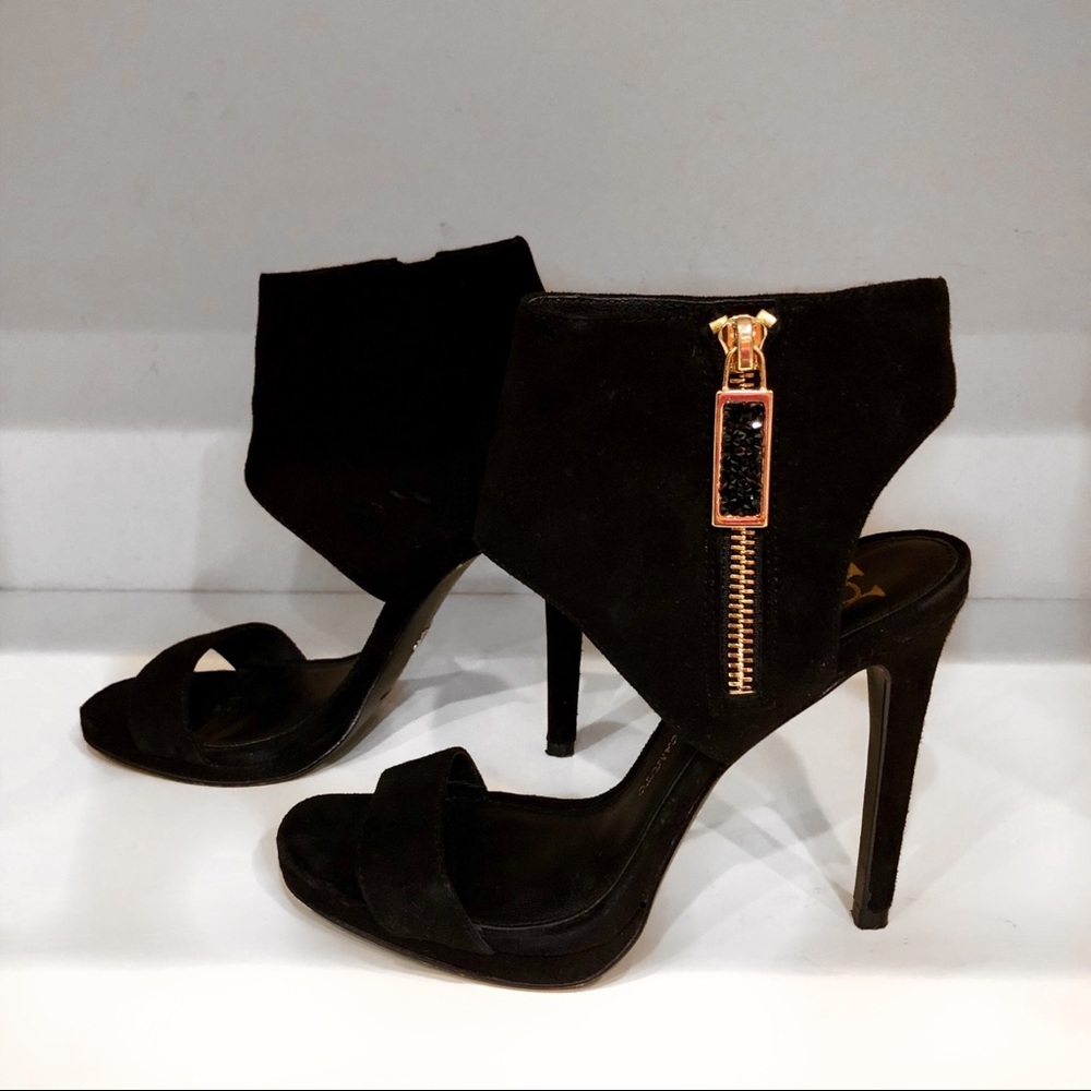 Vince Camuto Signature Shaylee Suede Heel Sandal